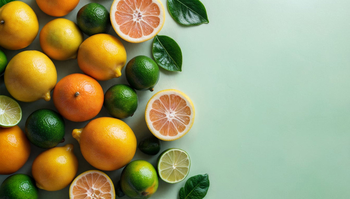 Zesty Citrus Splash Wall Mural