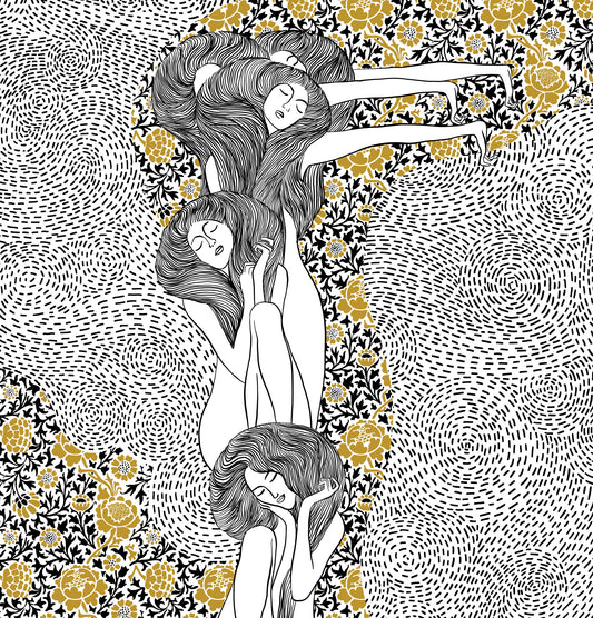 Golden Reverie Wall Mural