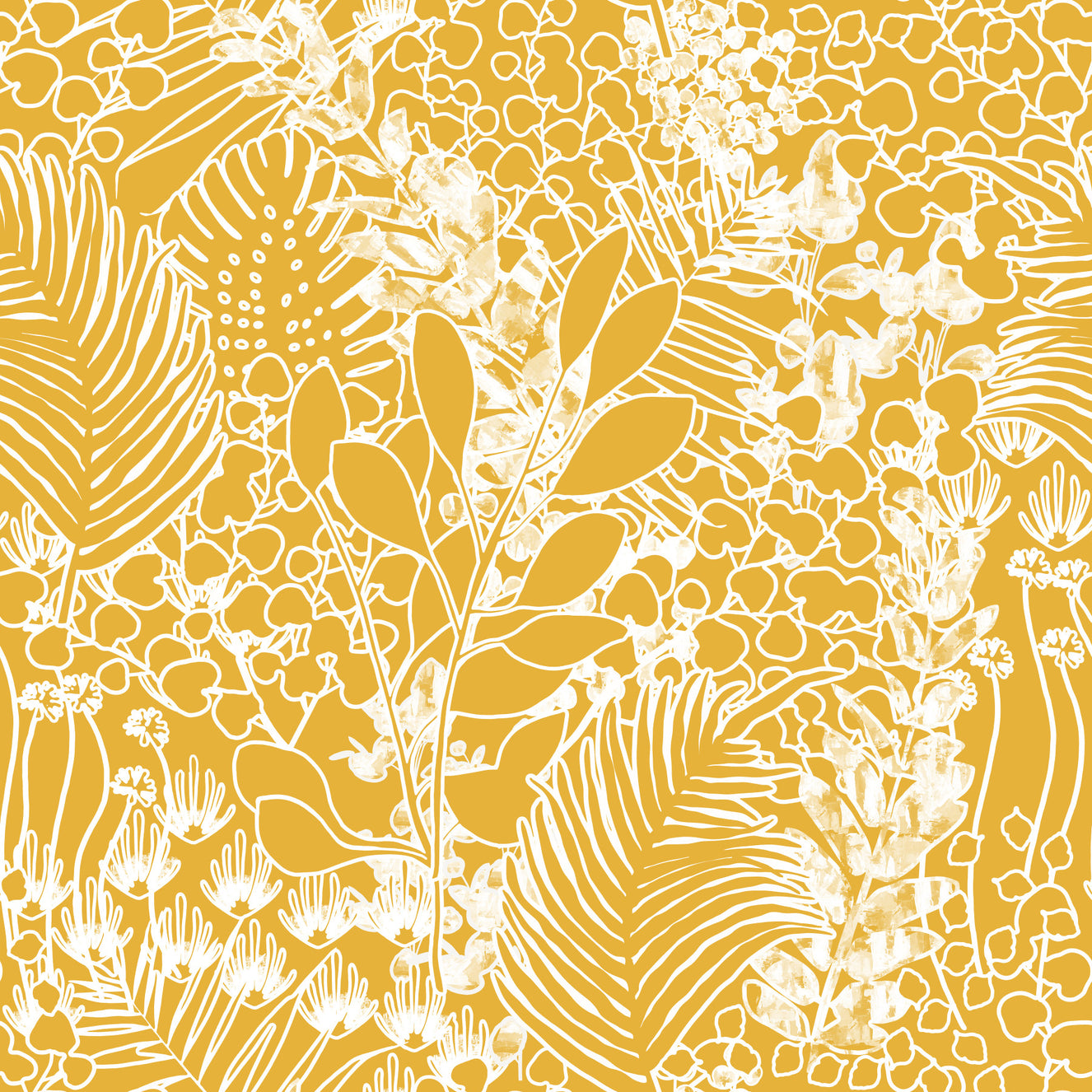 Golden Meadow Dream Wallpaper⁠