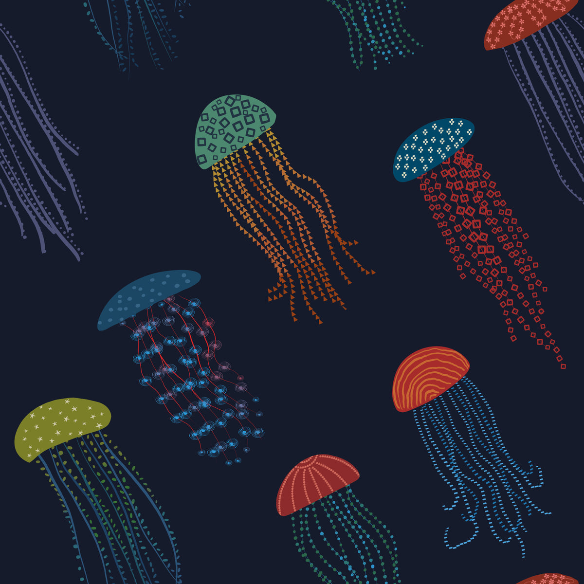 Jellyfish Parade Wallpaper⁠