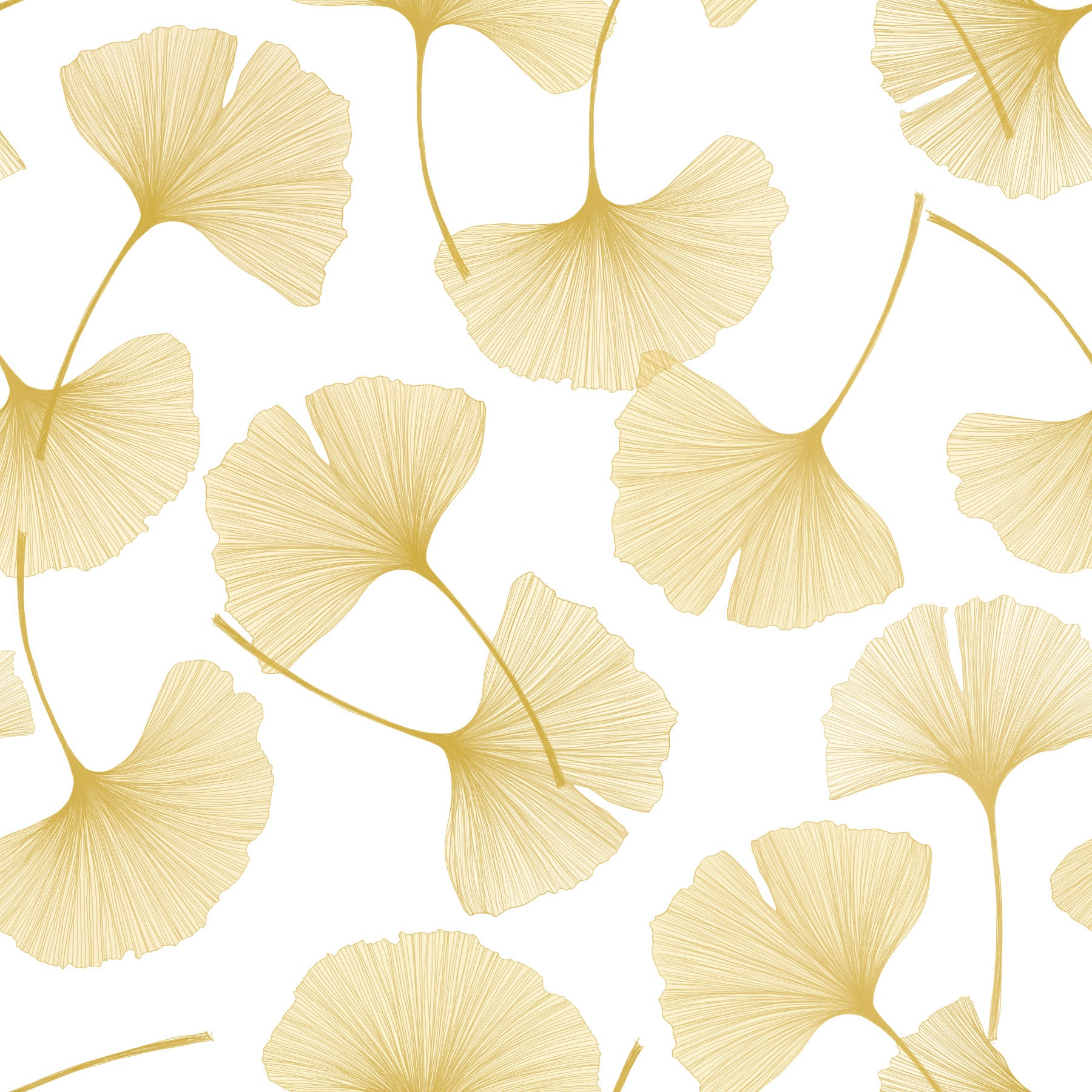 Golden Ginkgo Breeze Wallpaper⁠