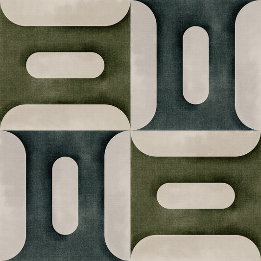 Modern Textured Geometries Winter Wallpaper⁠
