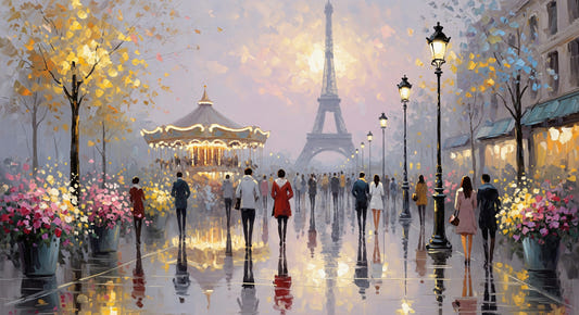 Eiffel Dreamscape Wall Mural