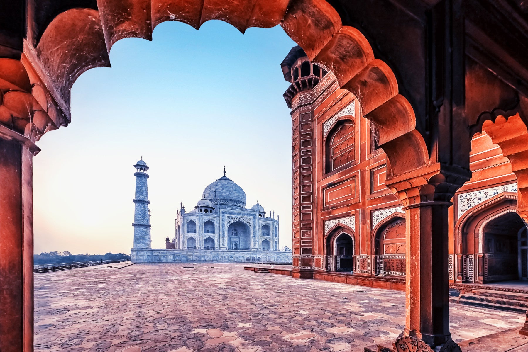 Taj Mahal Architecture Wall Mural