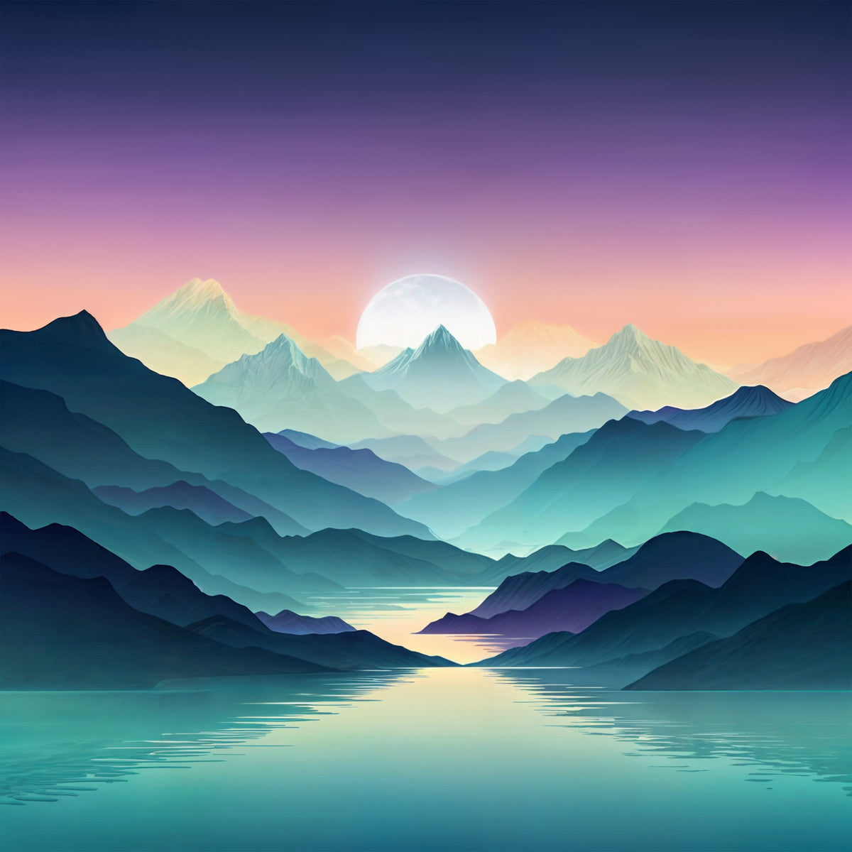 Mountain Serenity Wall Mural