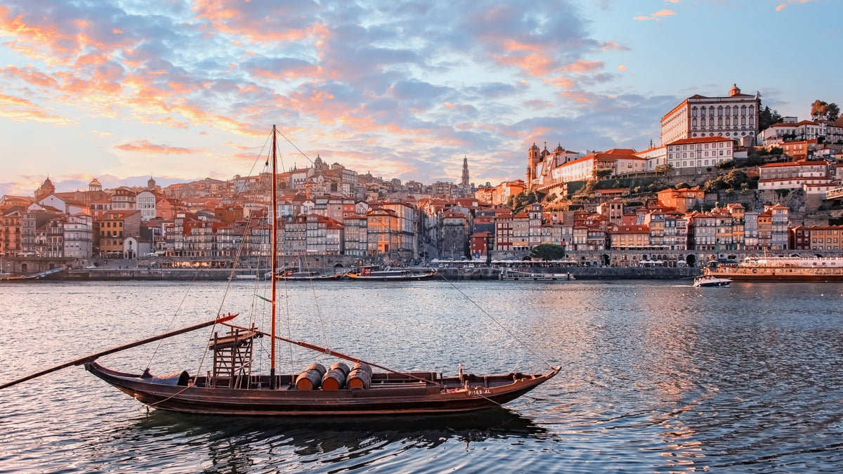 Porto Sunset Glow Wall Mural