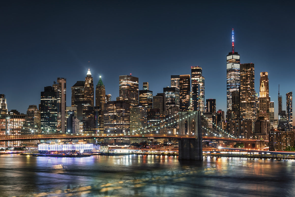 Urban Nightscape Wall Mural
