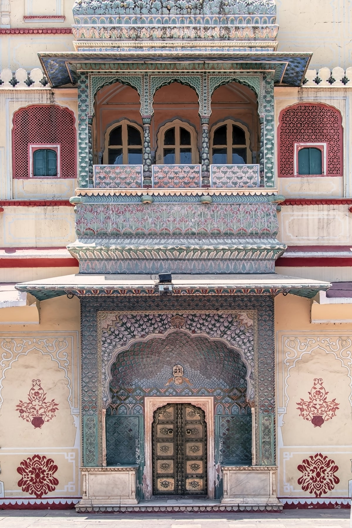 Timeless Facade Wall Mural in your room — zoomed