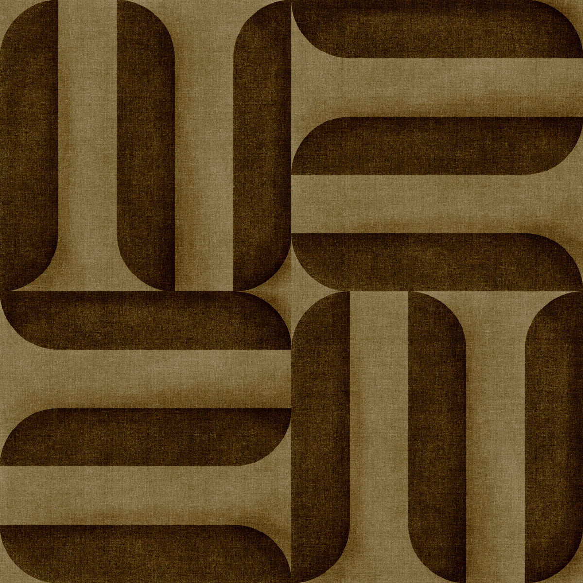 Modern Textured Signs Umber Wallpaper⁠