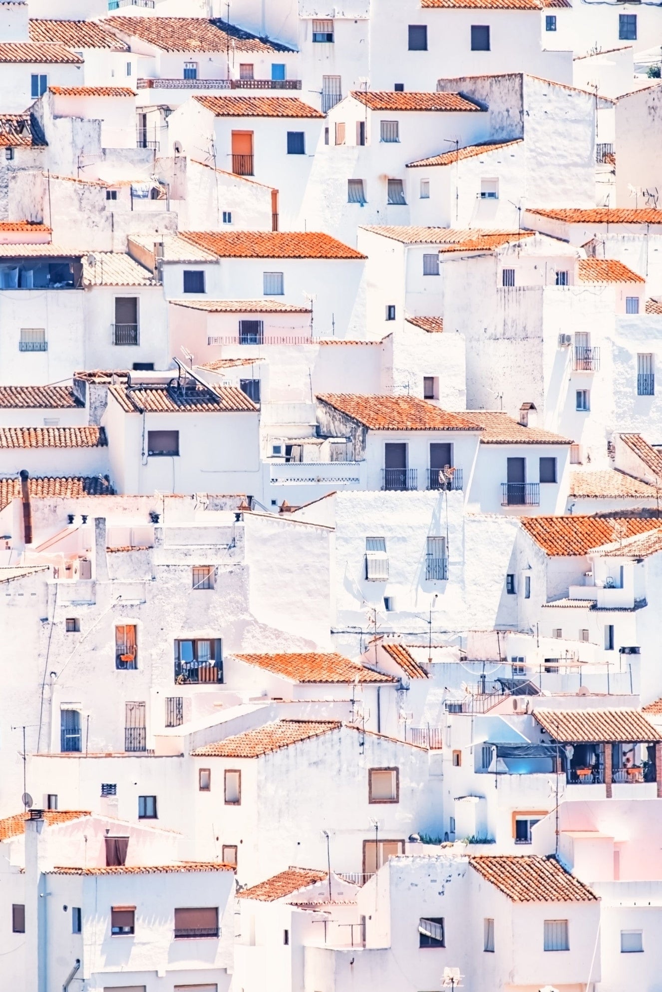 Spanish Townscape Wall Mural