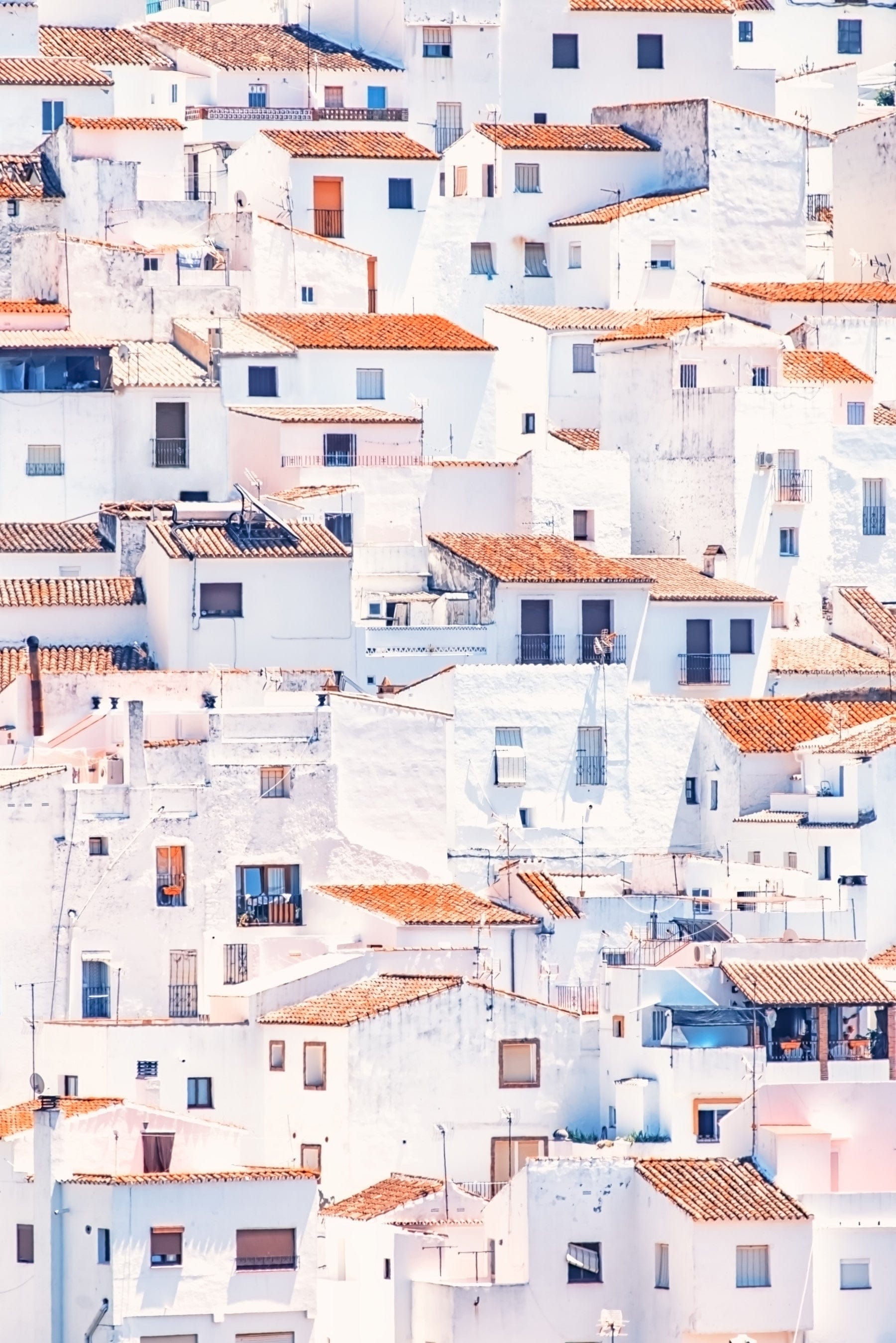 Spanish Townscape Wall Mural