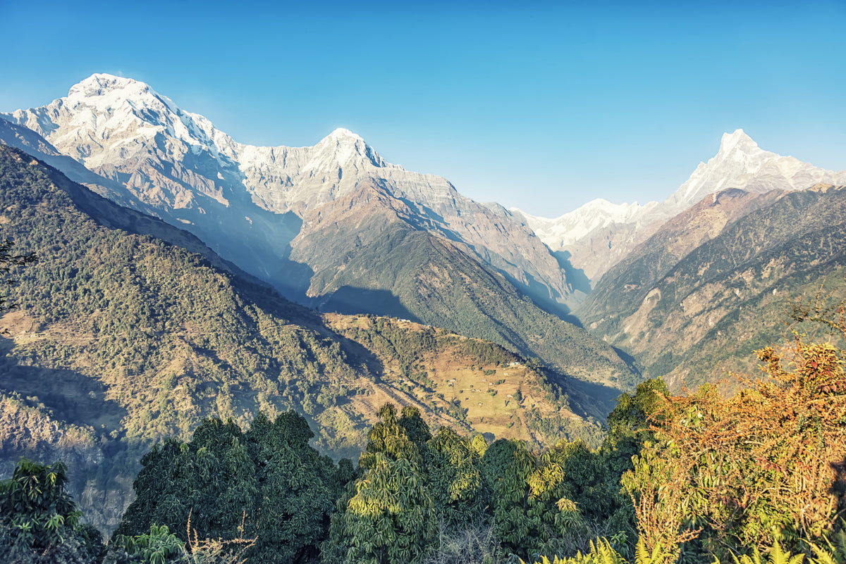 Himalayan Landscape Wall Mural in your room — zoomed