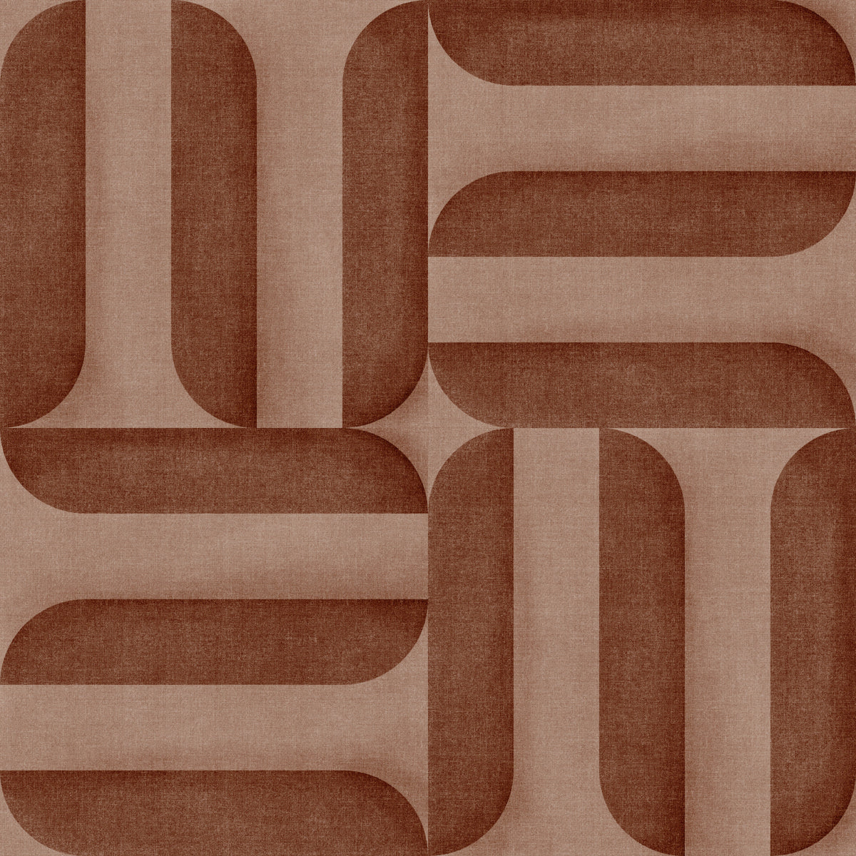 Modern Textured Signs Copper Wallpaper⁠ in your room — zoomed