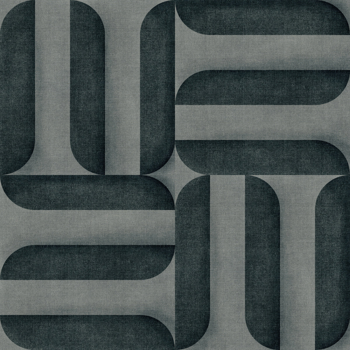Modern Textured Signs Vintage Denim Wallpaper⁠ in your room — zoomed