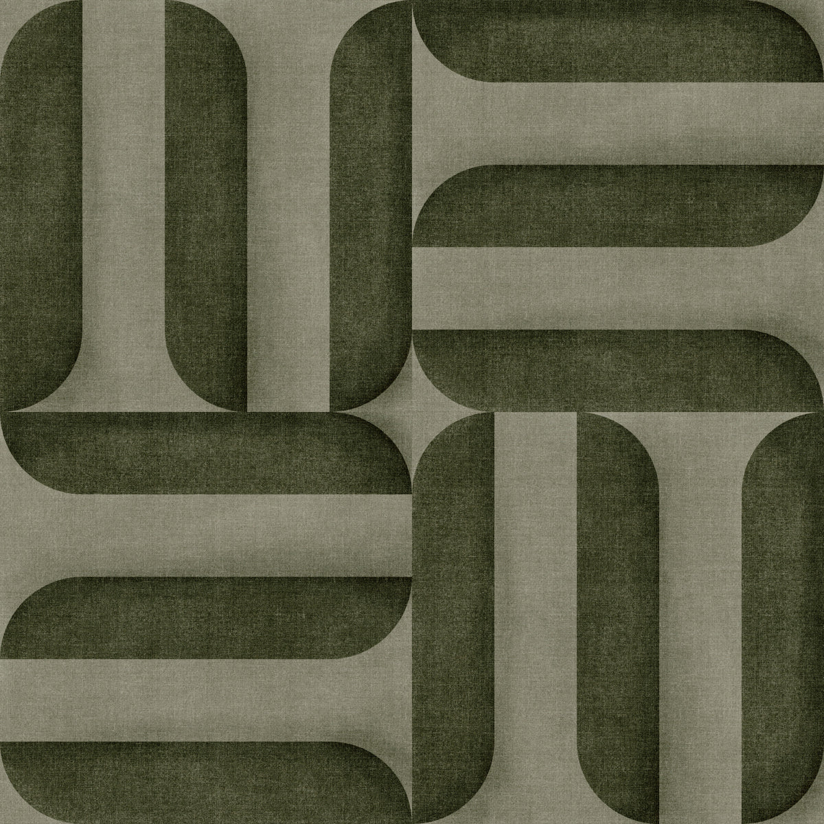 Modern Textured Signs Olive Wallpaper⁠