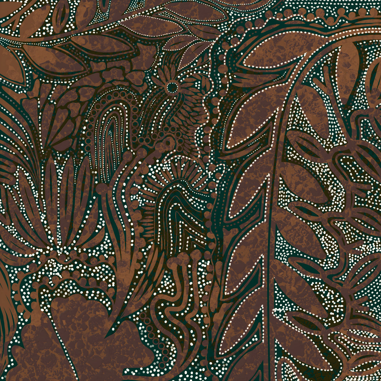 Indigenous Forest Wall Mural