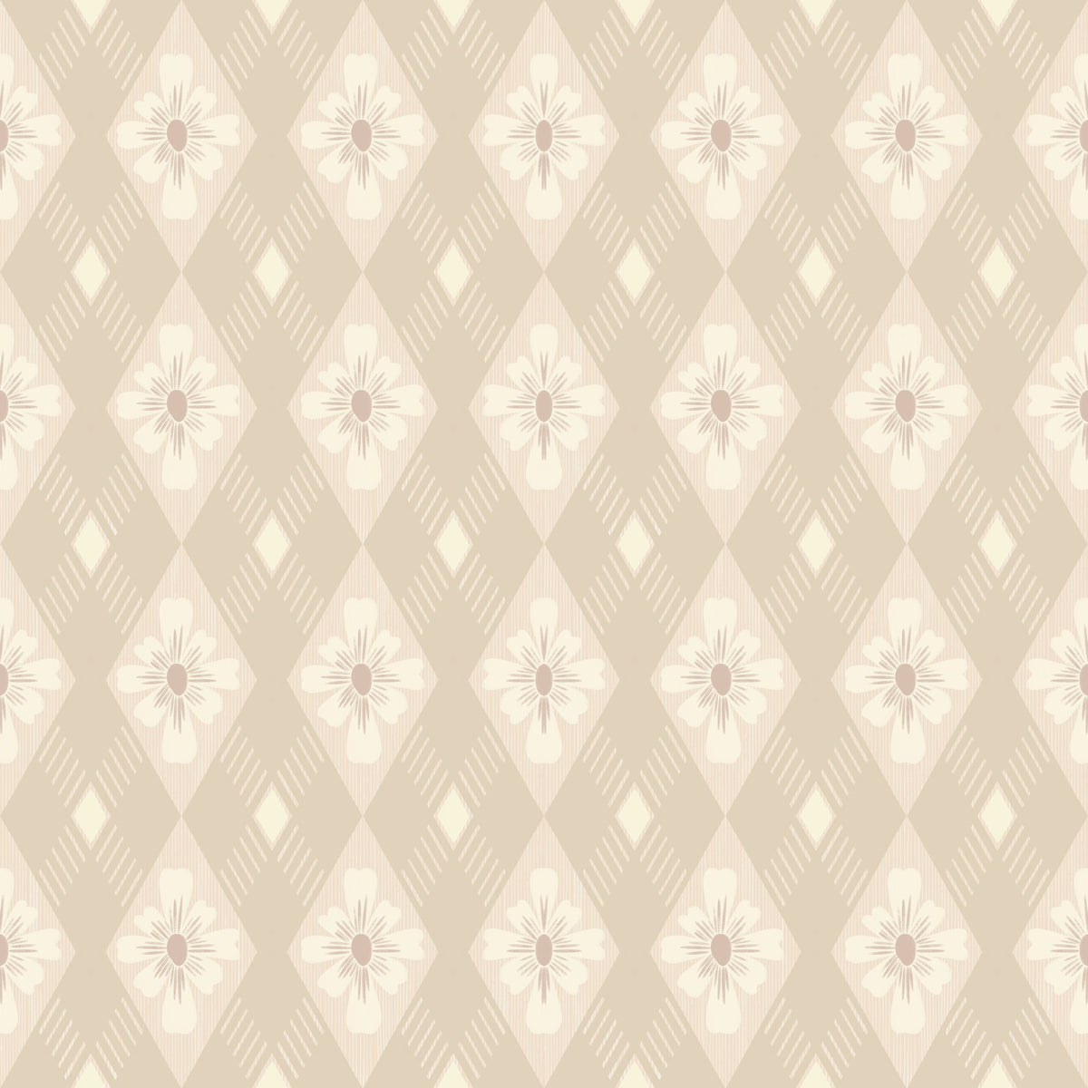 Diamond Bloom Wallpaper⁠ in your room — zoomed