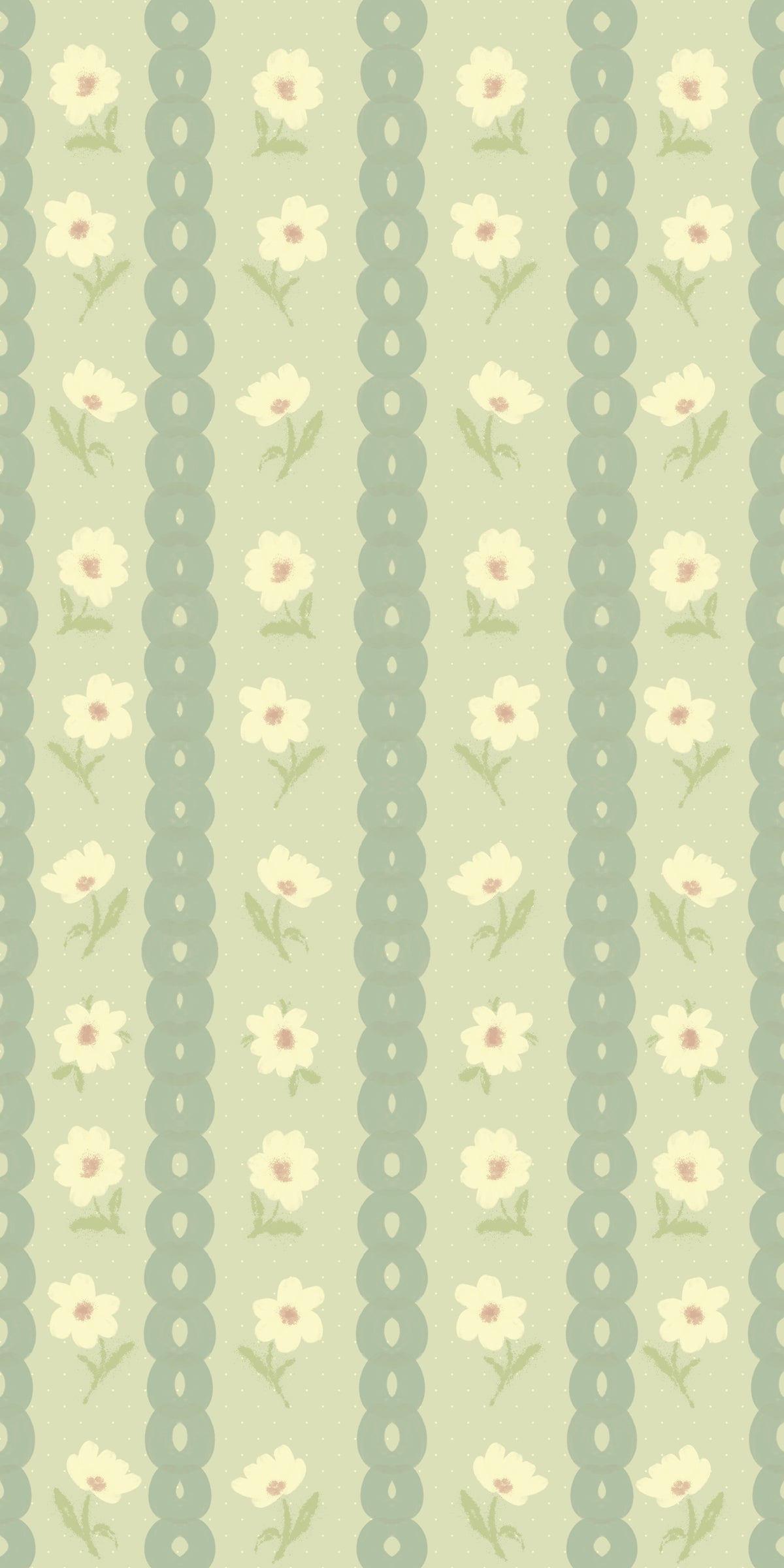 Daisy Chain Delight Wallpaper⁠