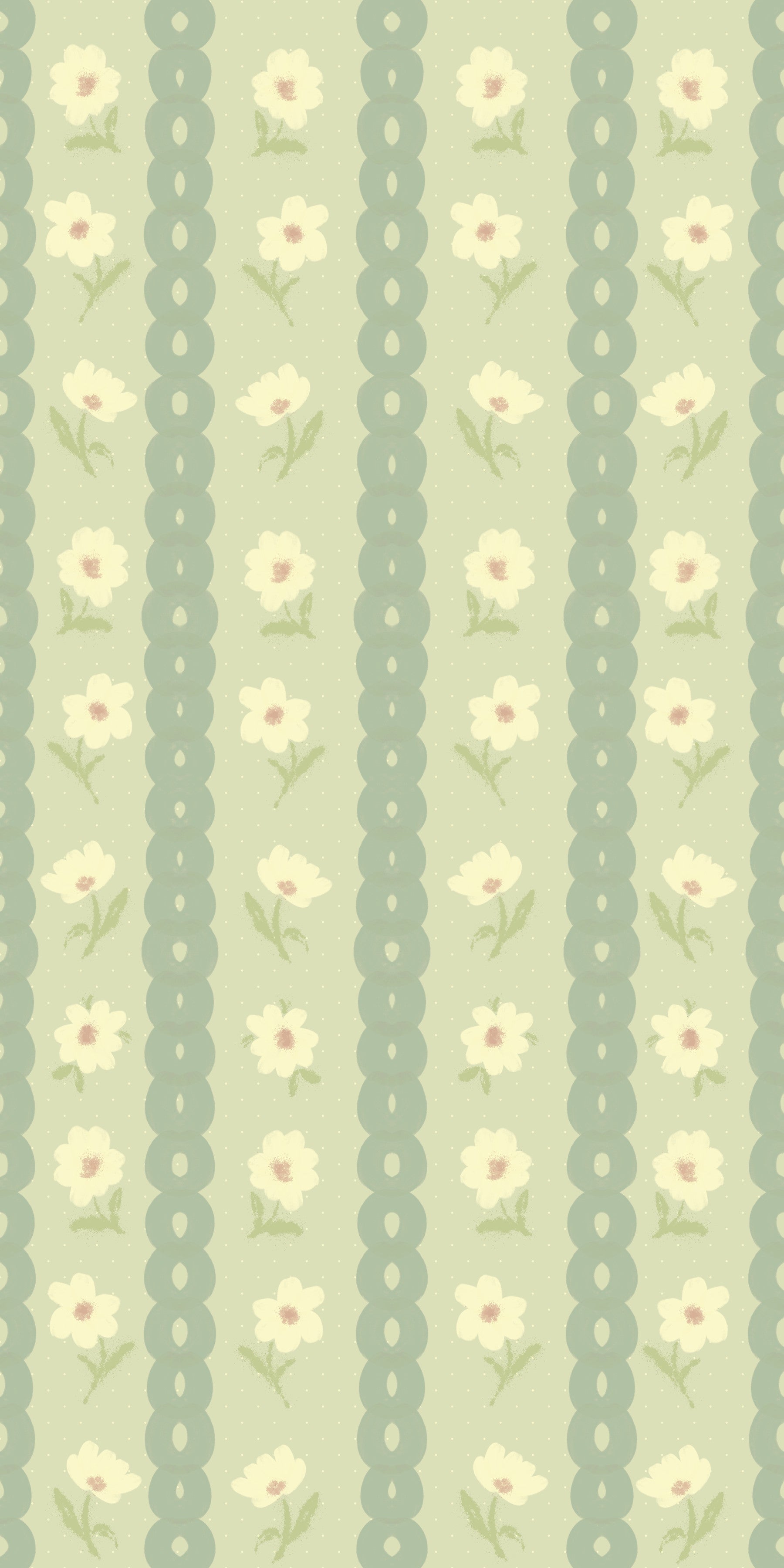 Daisy Chain Delight Wallpaper⁠