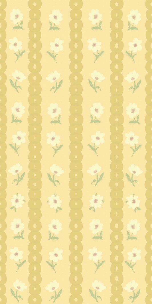 Retro Daisy Chains Wallpaper⁠