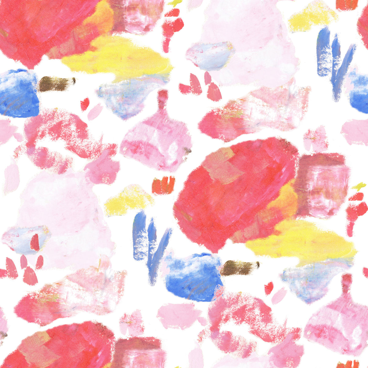Palette of Bright Colorful Brushstrokes Wallpaper⁠ in your room — zoomed