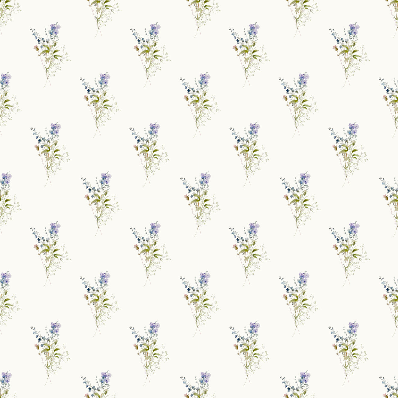 Vintage Floral Whispers Wallpaper⁠