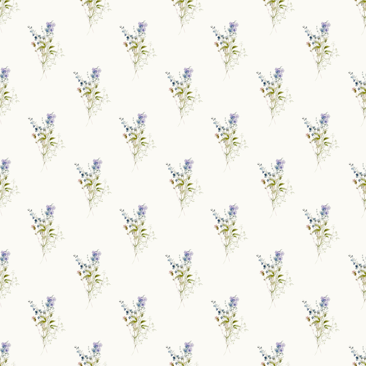 Vintage Floral Whispers Wallpaper⁠ in your room — zoomed