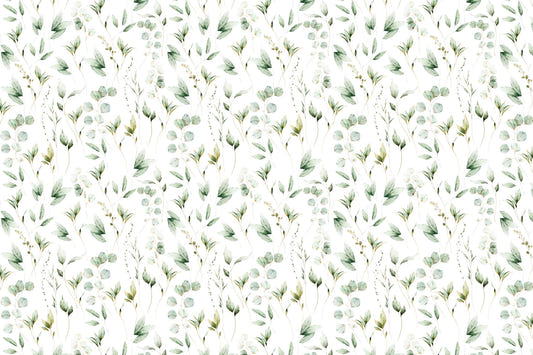 Floral Eucalyptus Dreams  Wallpaper⁠