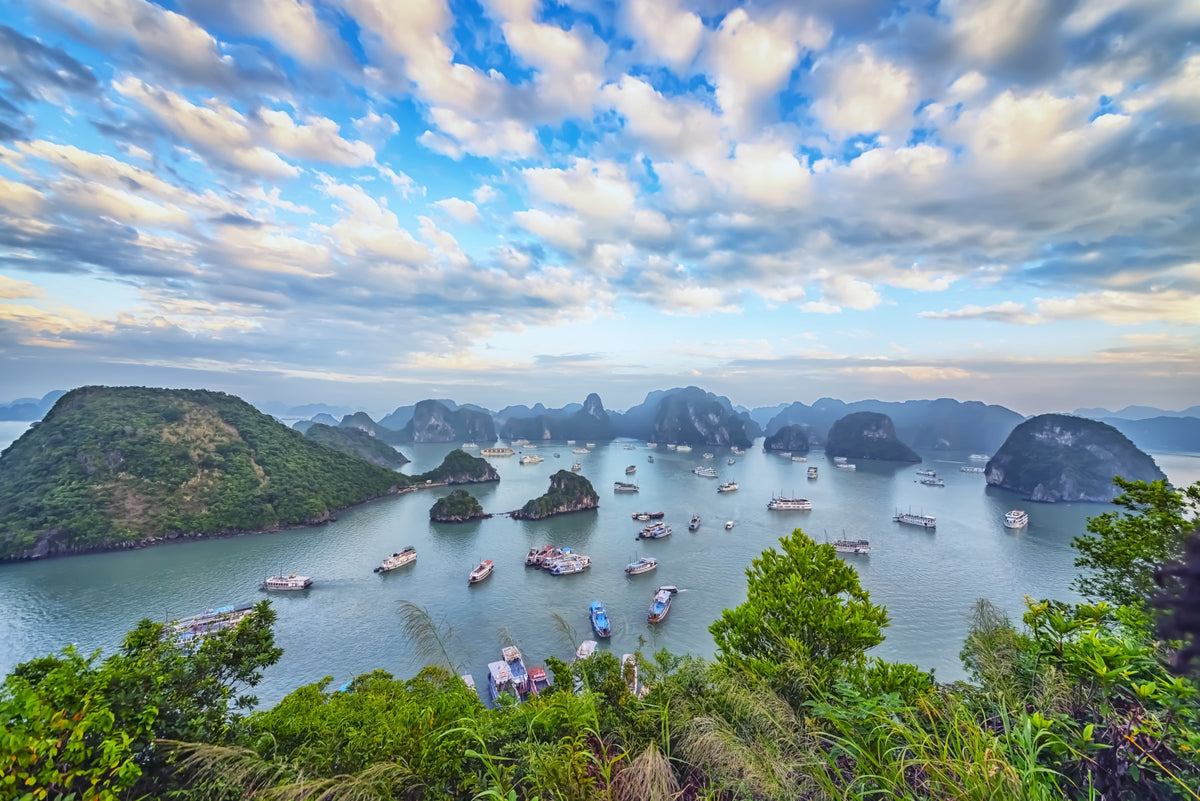 Halong Bay Vista Wall Mural in your room — zoomed