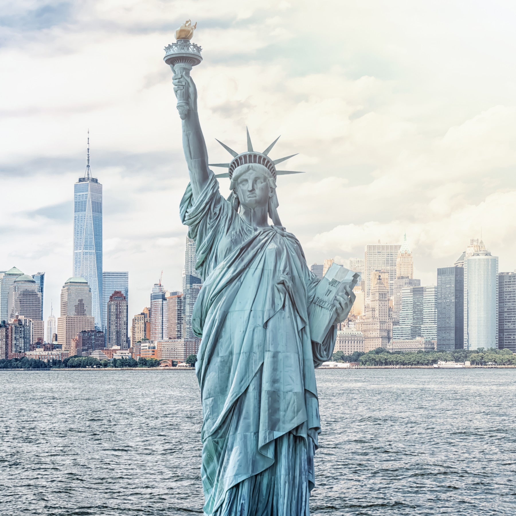 NYC's Lady Liberty Wall Mural