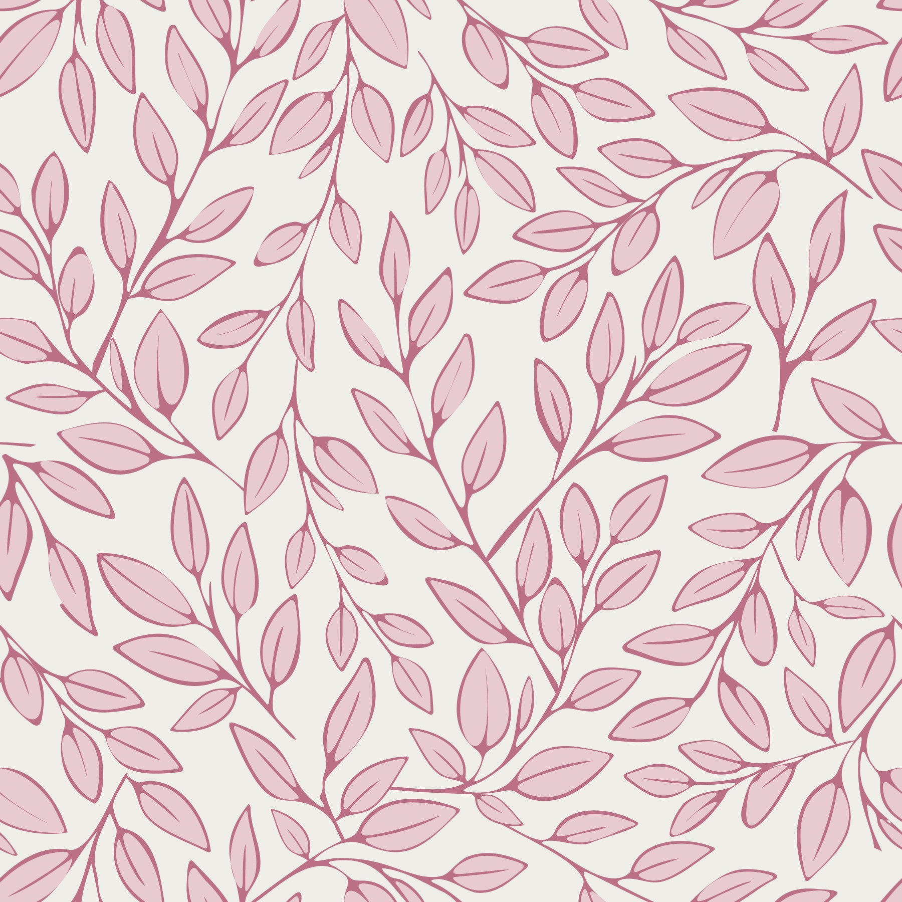 Dusty Rose Vines Wallpaper⁠