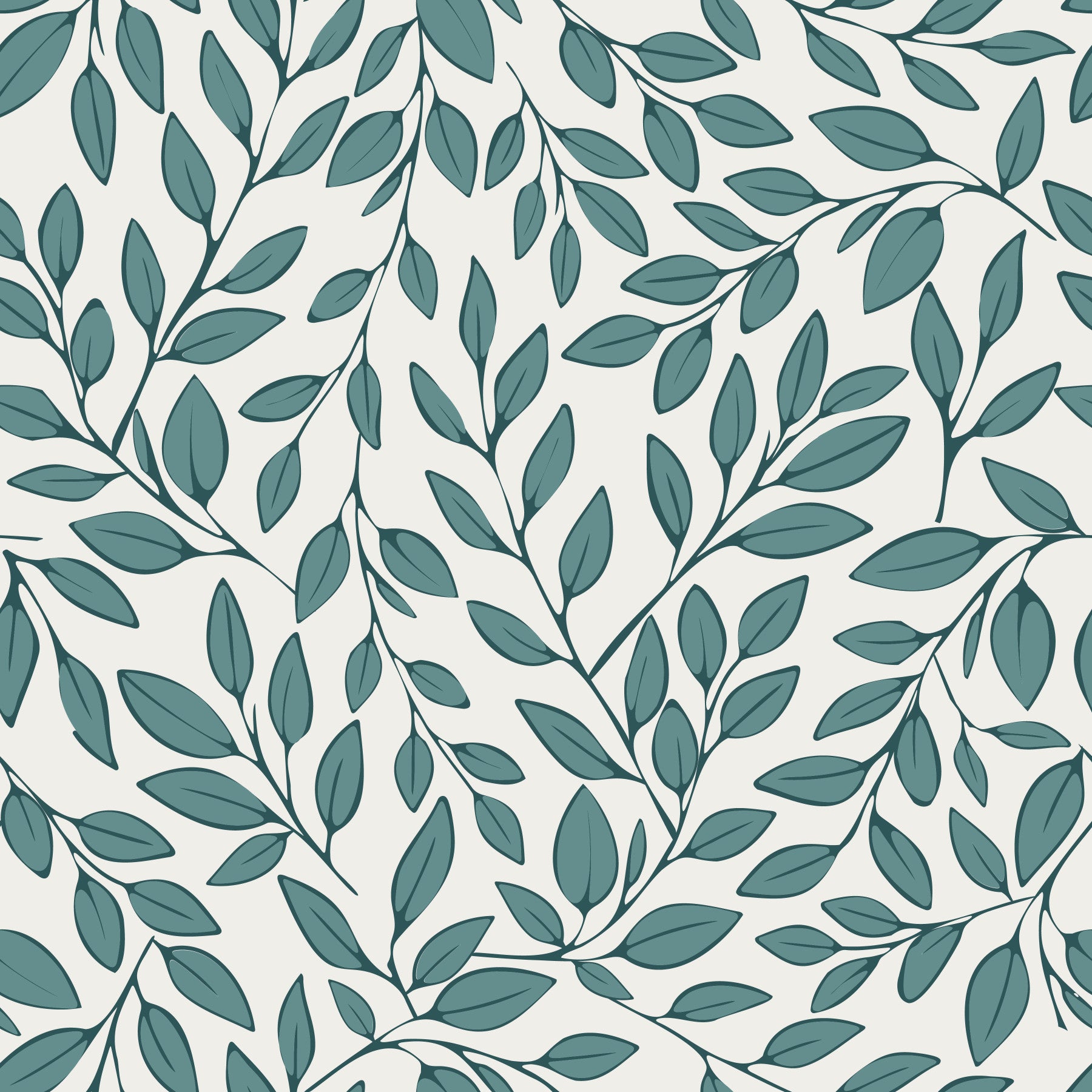 Teal Vines Wallpaper⁠
