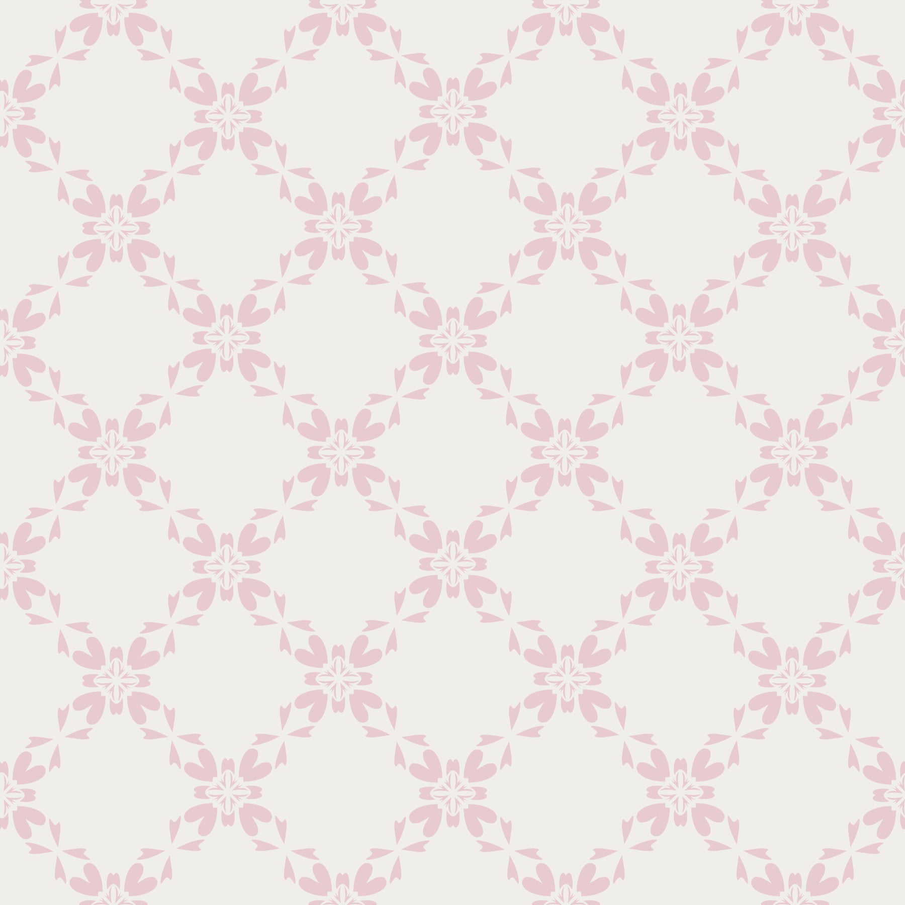 Pink Petal Lattice Wallpaper⁠