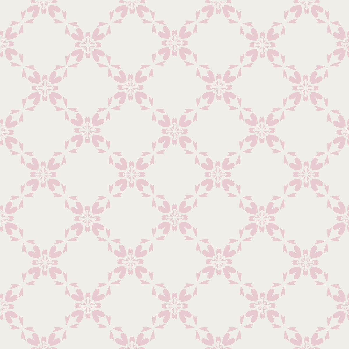 Pink Petal Lattice Wallpaper⁠ in your room — zoomed
