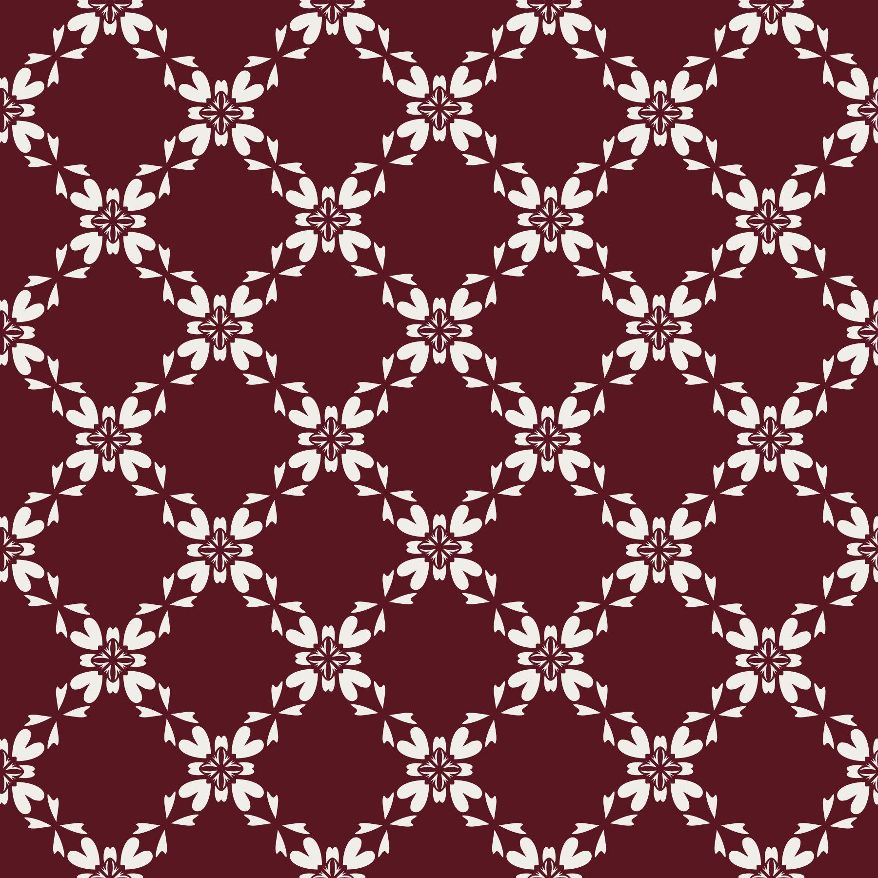 Maroon Lattice Wallpaper⁠