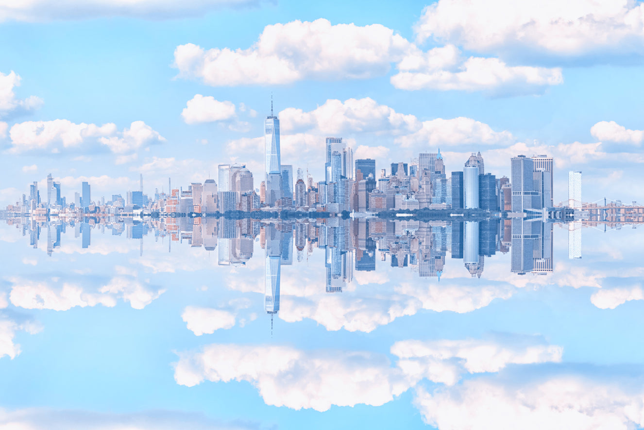 Skyline Reflection Wall Mural