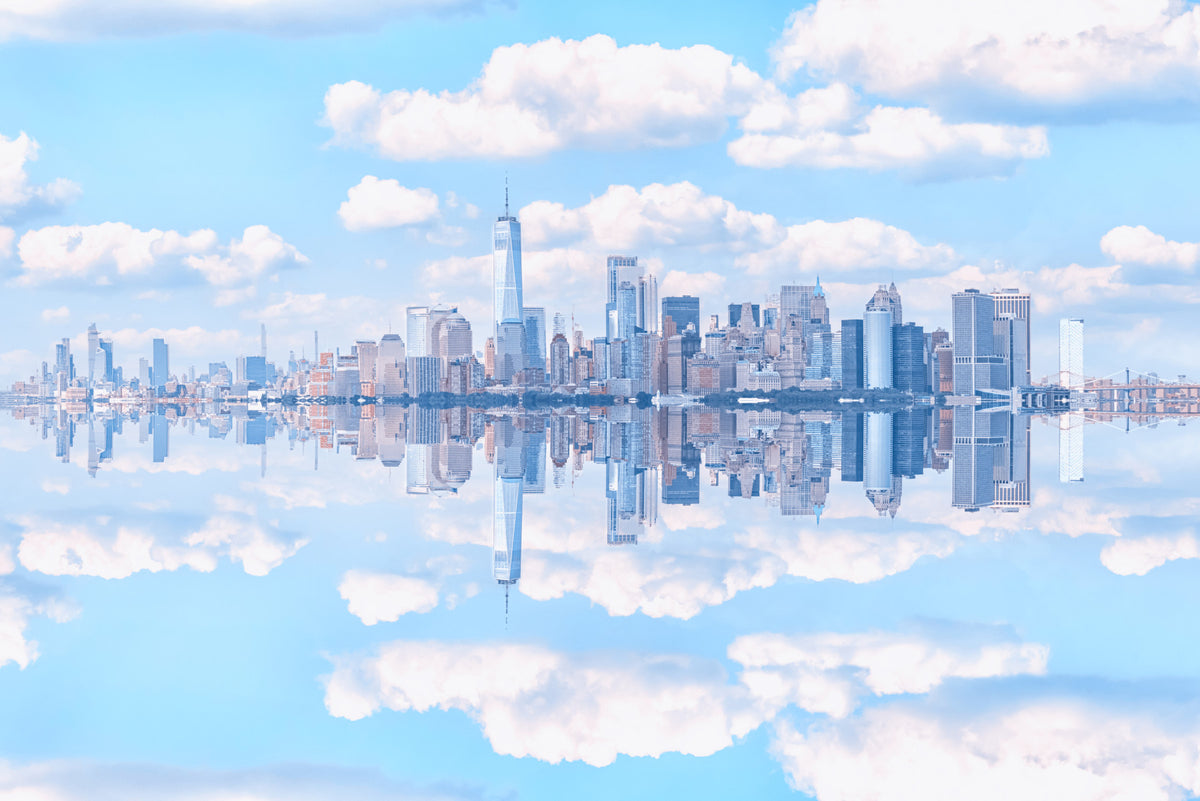 Skyline Reflection Wall Mural