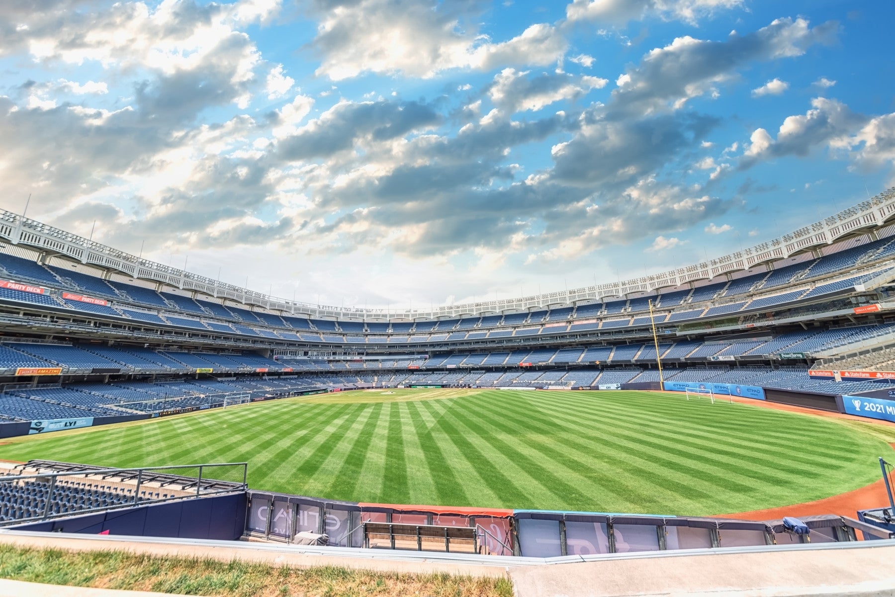 Stadium View Wall Mural