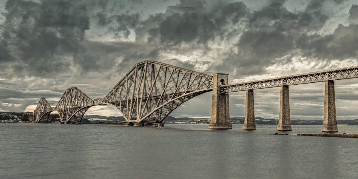 Historic Forth Rail Bridge View Wall Mural