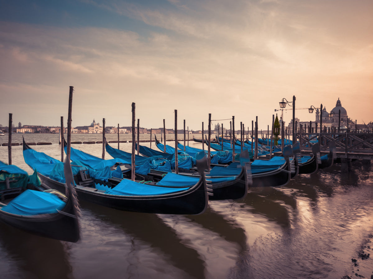 Twilight Gondolas Wall Mural in your room — zoomed