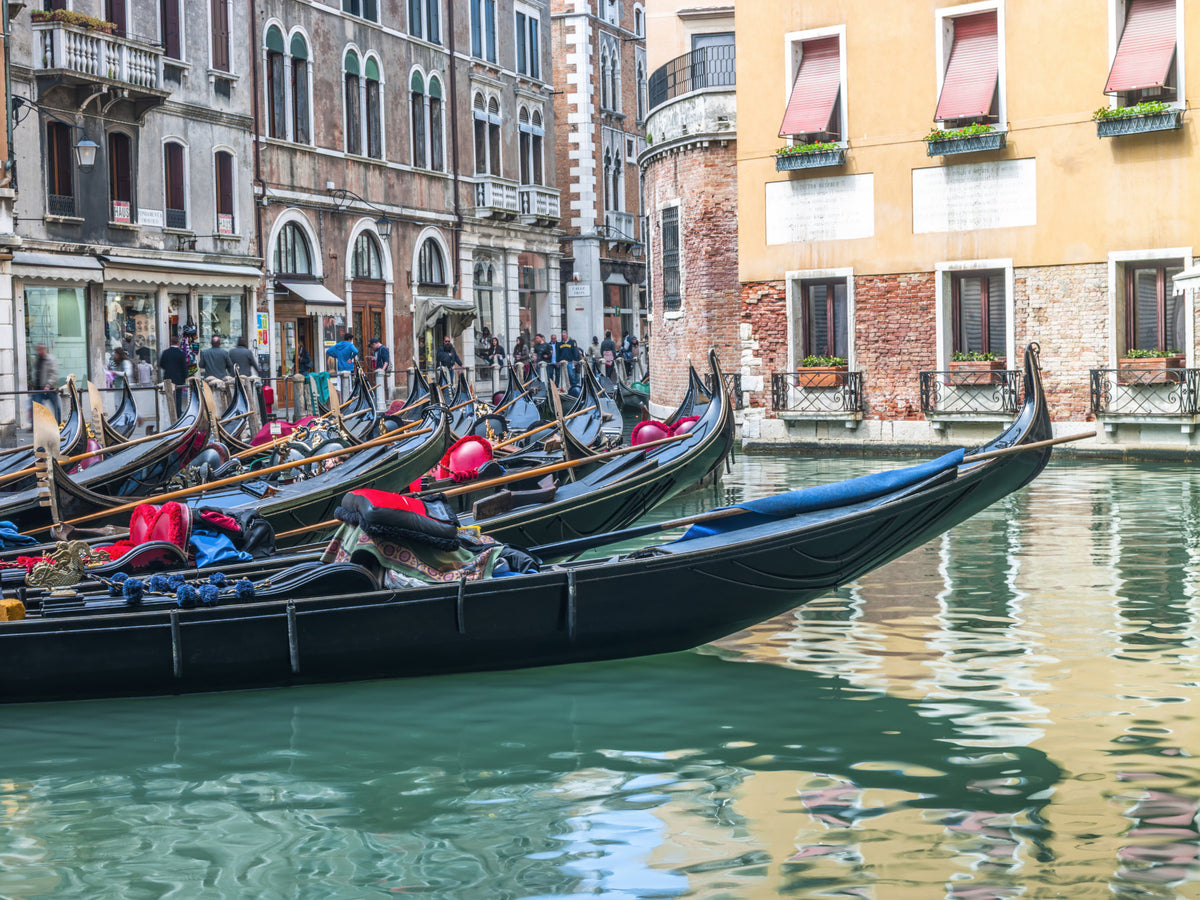 Venetian Gondolas Serenity Wall Mural