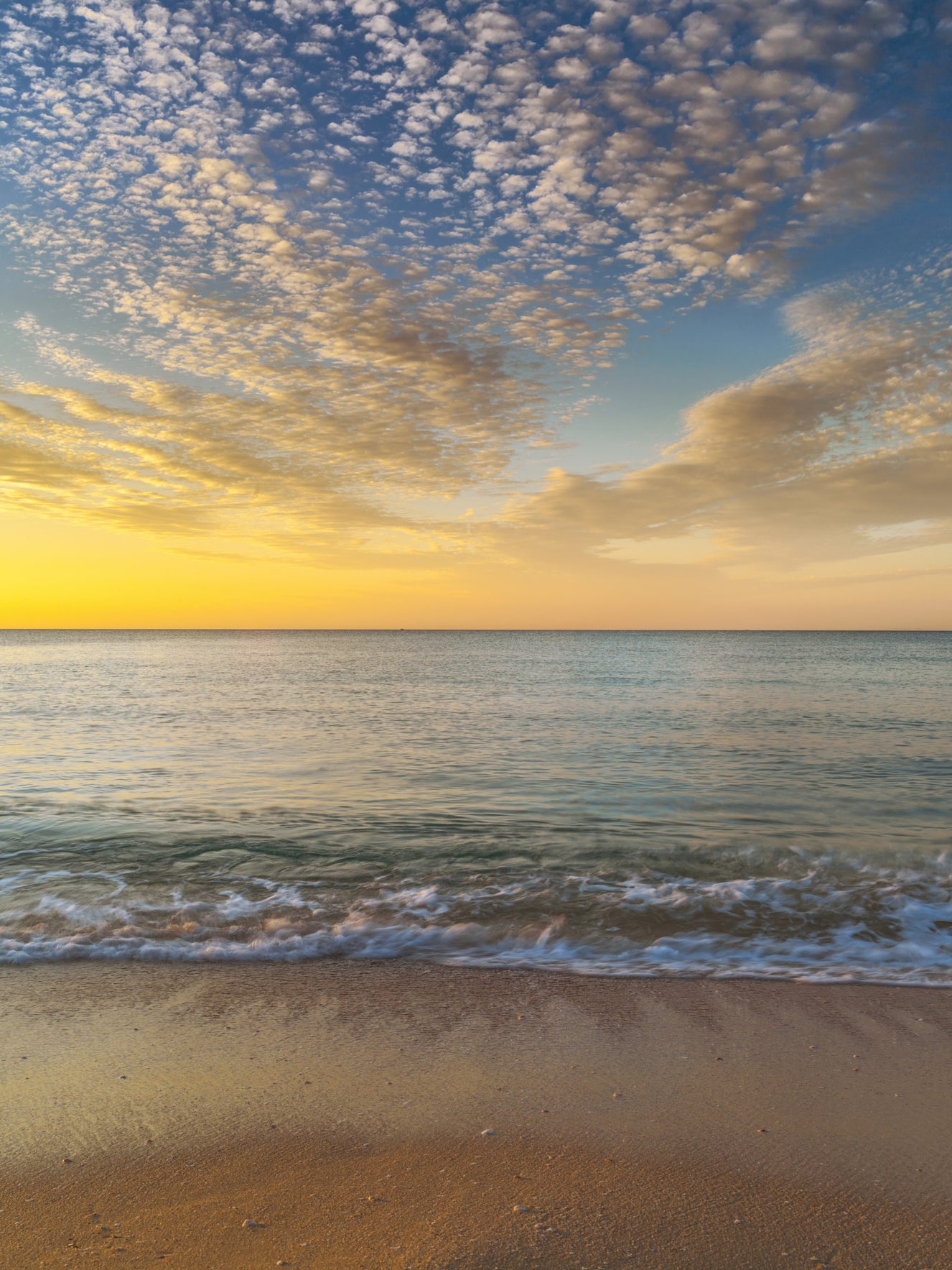 Golden Beach Sunrise Wall Mural