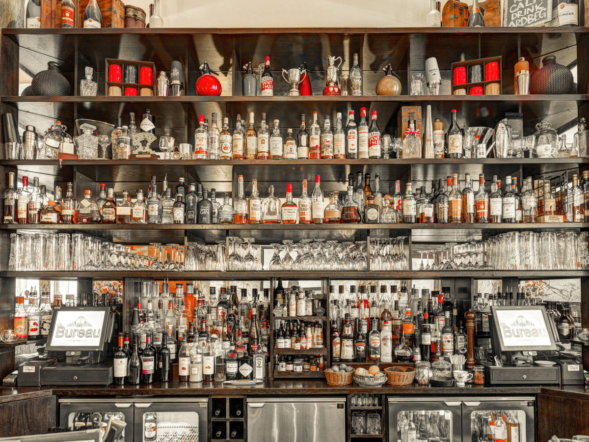 Bar Brilliance Wall Mural in your room — zoomed