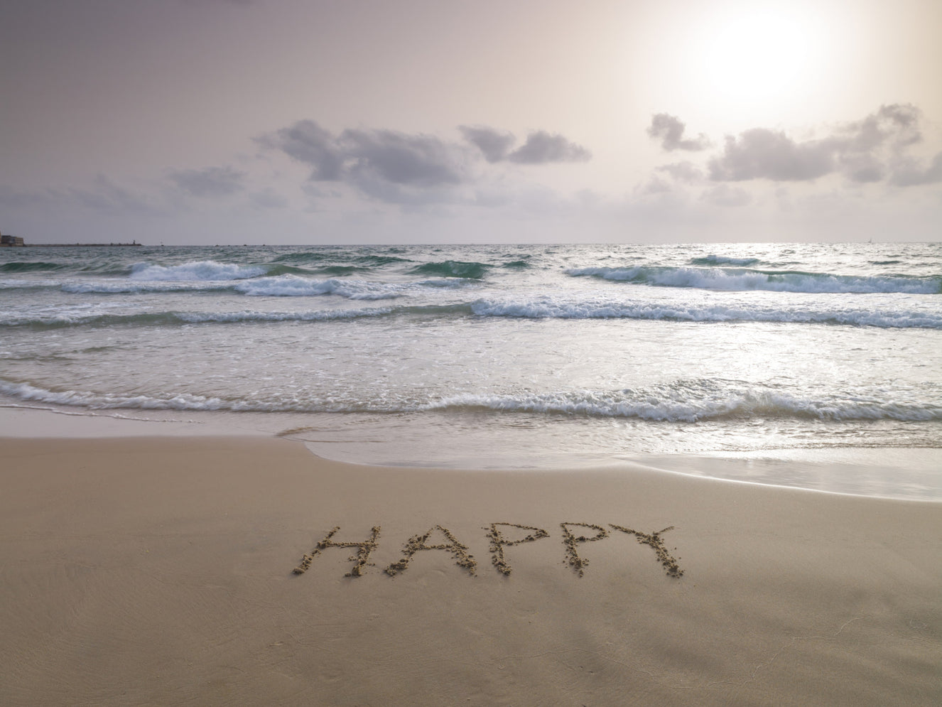 Happy Beach Vibes Wall Mural