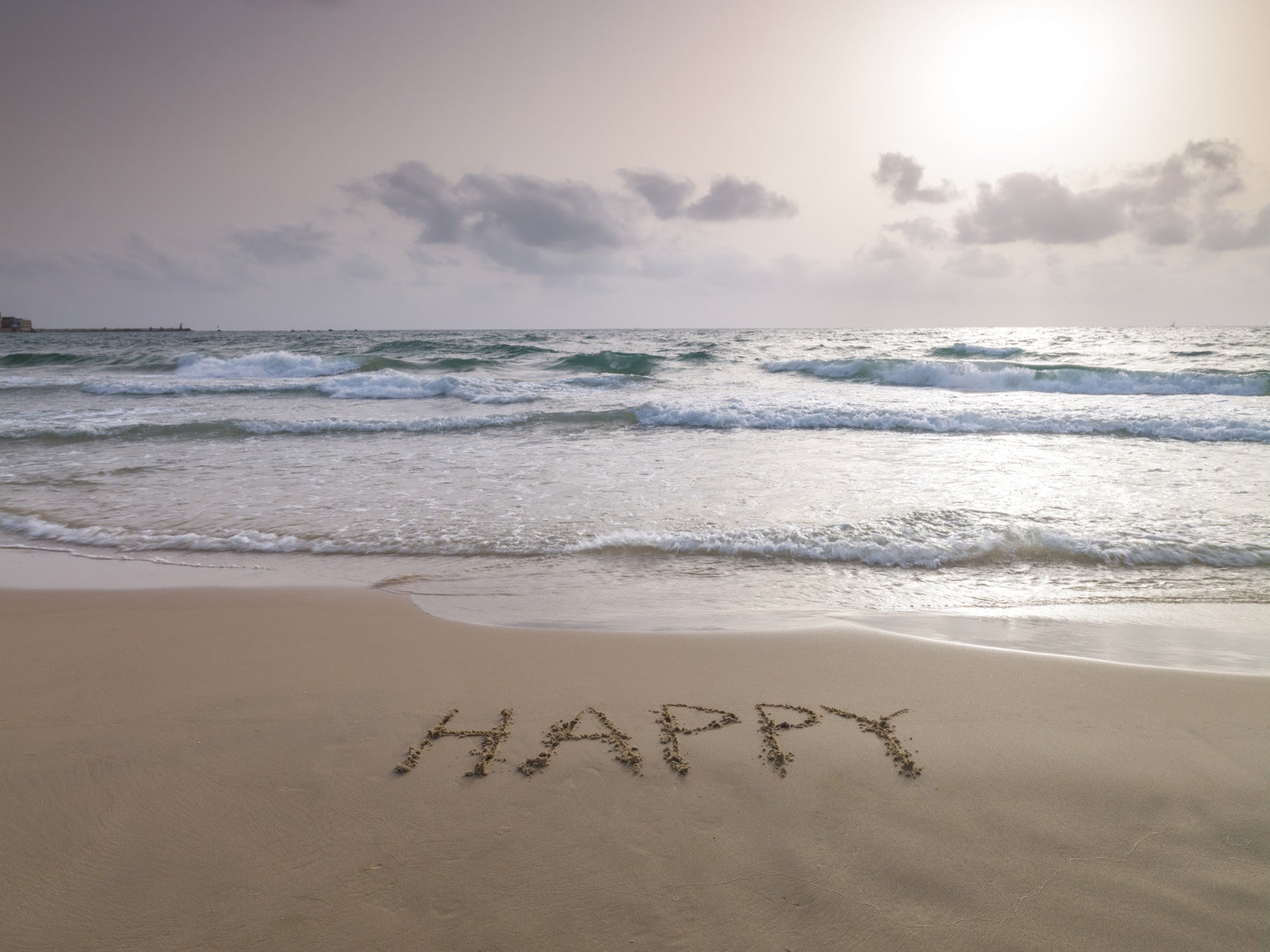 Happy Beach Vibes Wall Mural