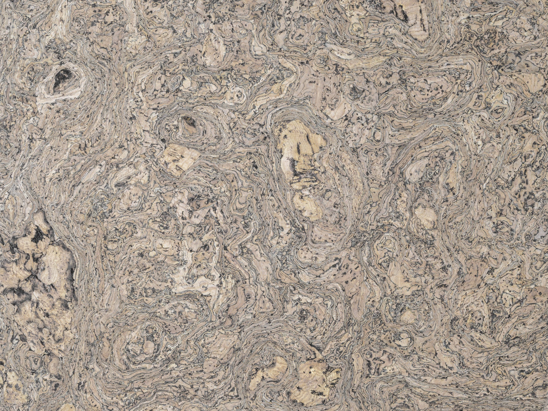 Organic Cork Grain Flow Wall Mural