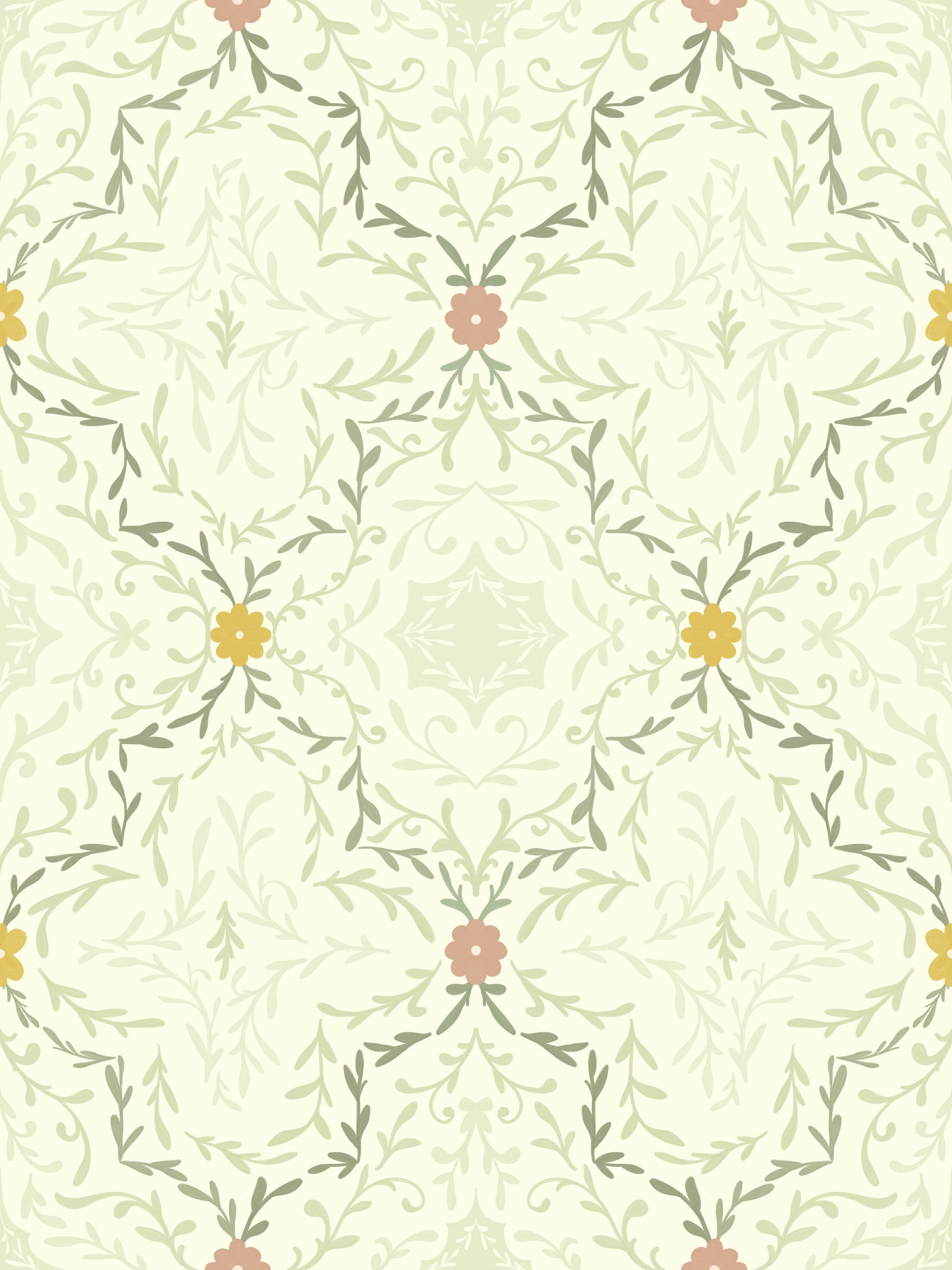 Floral Echo Wallpaper⁠