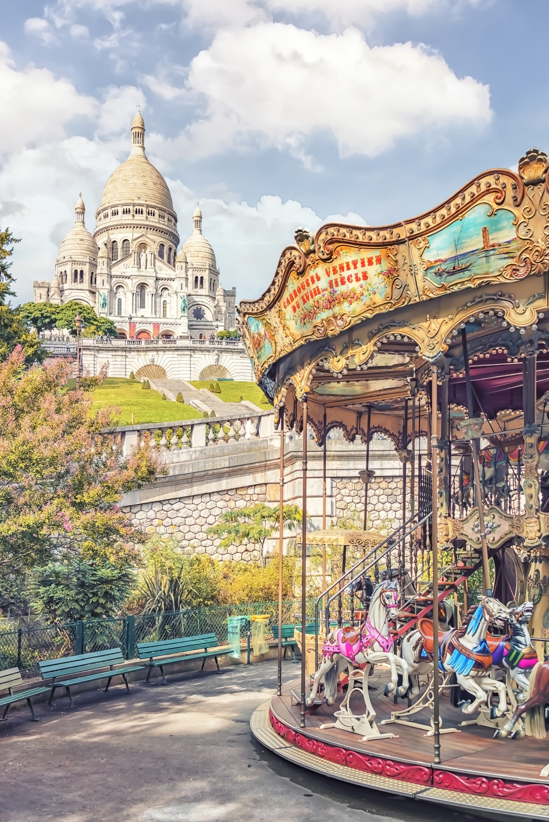 Montmartre Melody Wall Mural