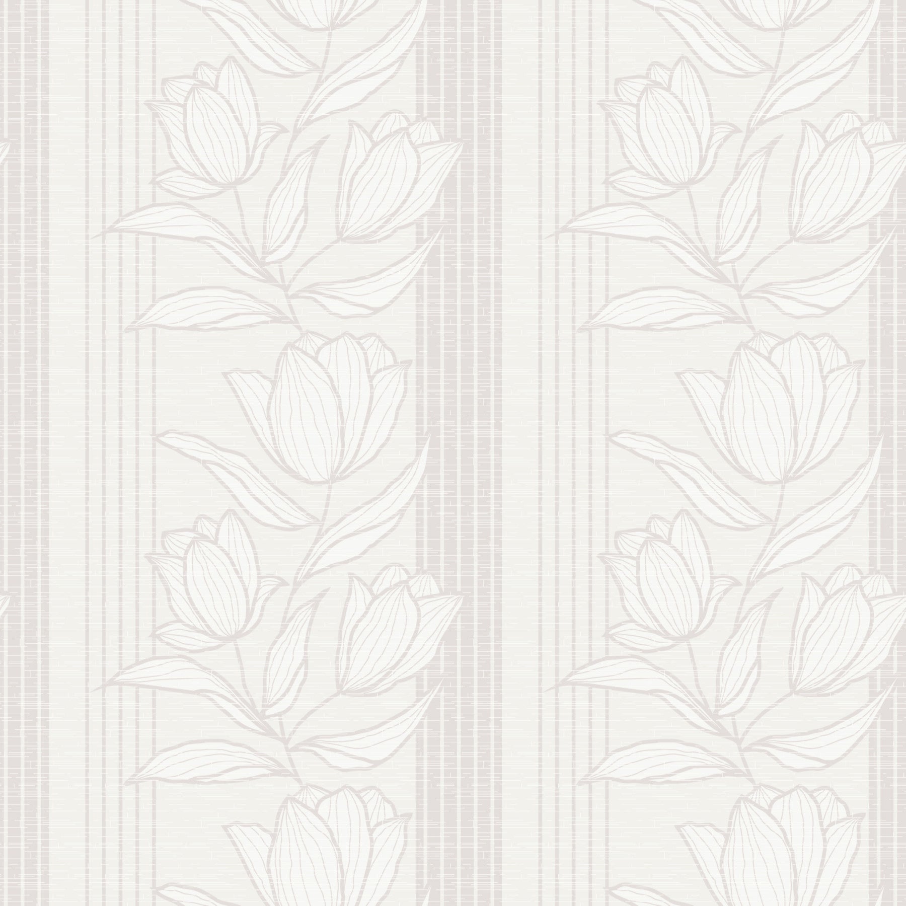 Line Art Bloom Wallpaper⁠