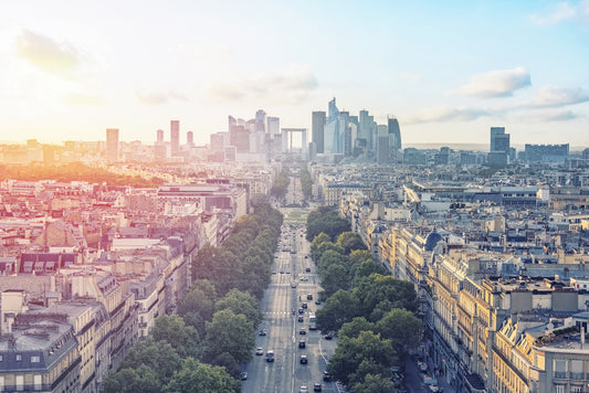 Sunrise Over Paris Wall Mural